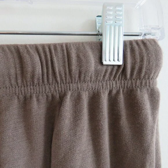 SPLITS59 Brooks Fleece Cropped Flare Pants in Lentil Athleisure Neutral Sz XS - Picture 11 of 13